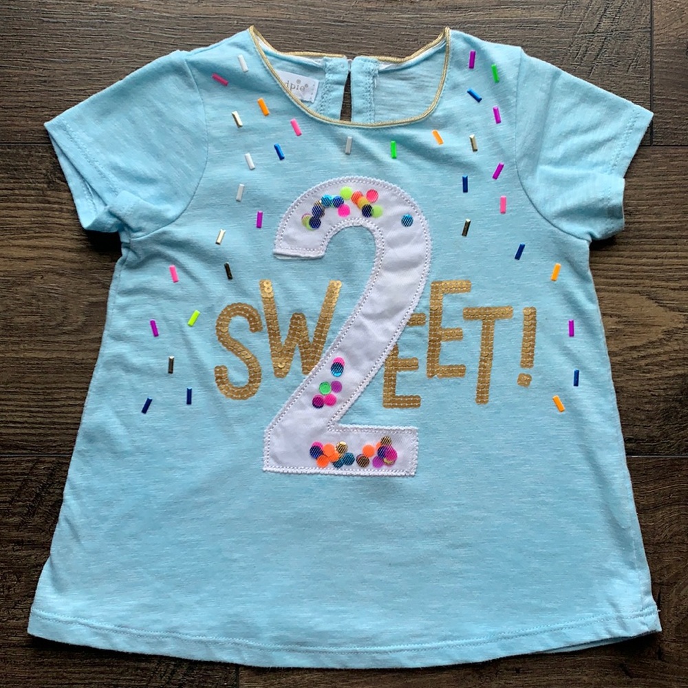 Mud Pie 2nd Birthday Shirt